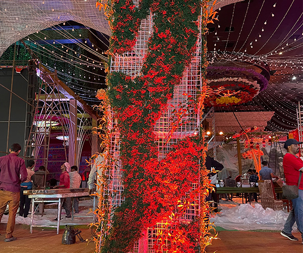 Navratri Flower Decoration in Jaipur